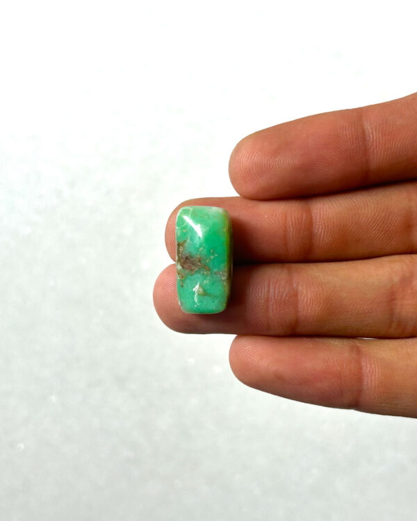 20mm Chrysoprase Stone for Macrame & Jewelry Making