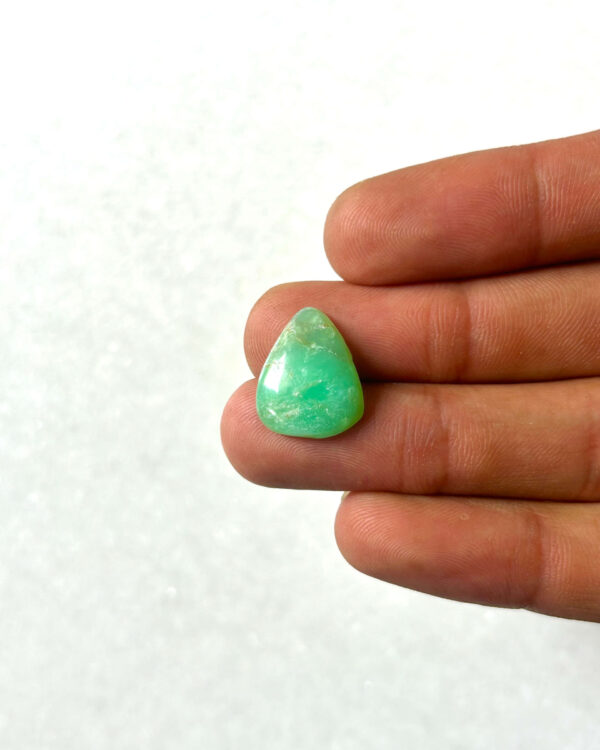 16mm Natural Chrysoprase Cabochon – Small Gemstone