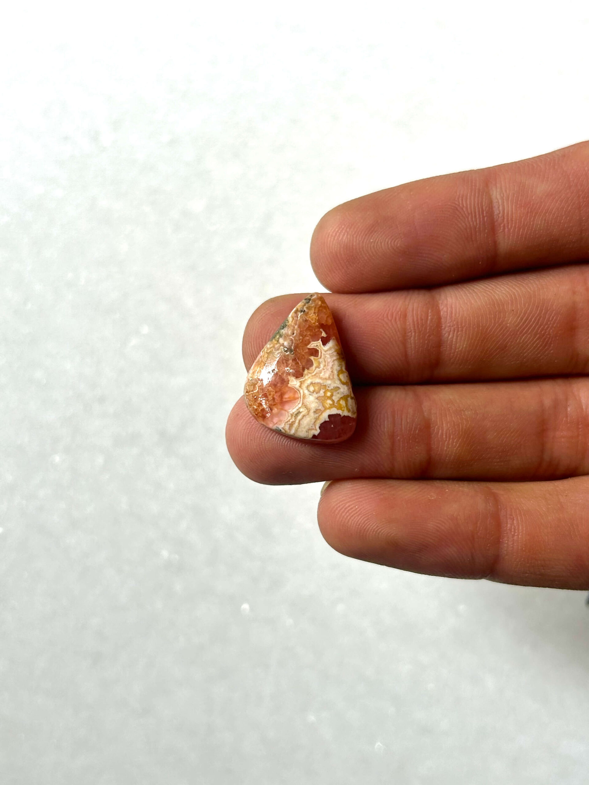 21mm Rhodochrosite Gemstone for Jewelry Making