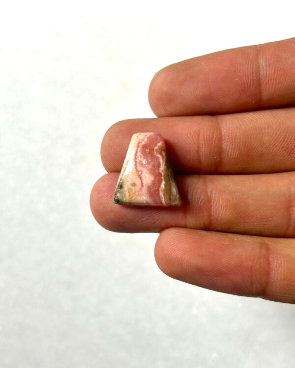 17mm Natural Rhodochrosite Stone – Unique Cabochon