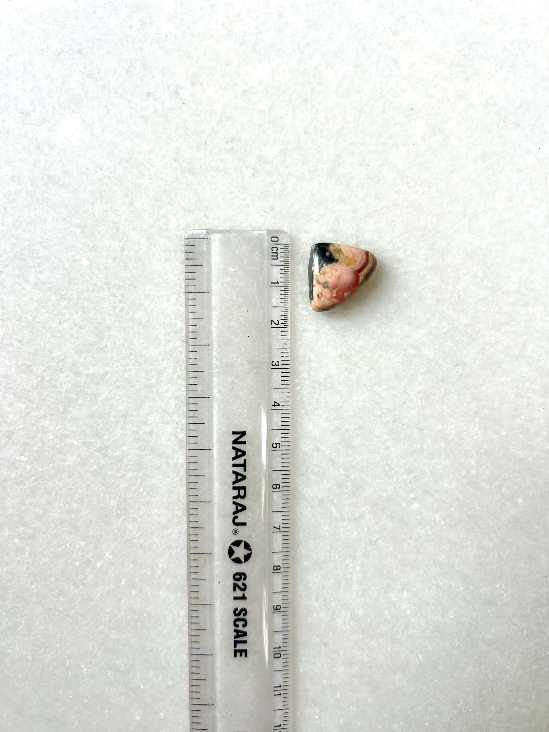 19mm Rhodochrosite Cabochon for Macrame Jewelry - Image 2