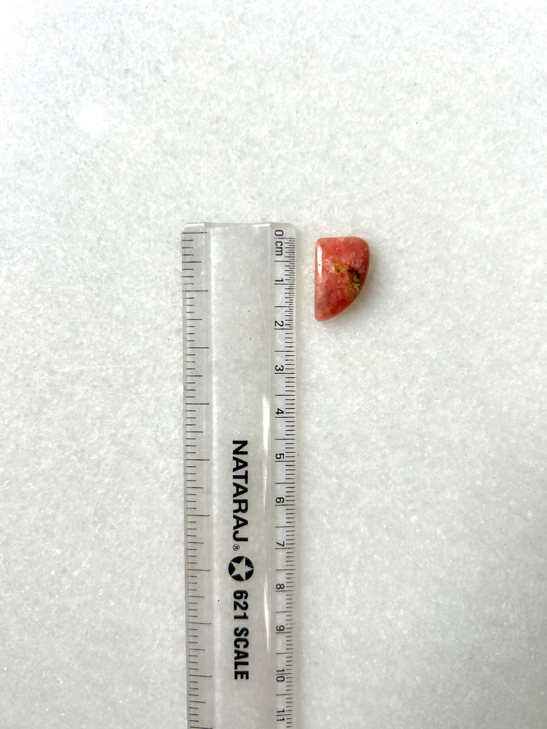 19mm Rhodochrosite Cabochon – Natural Pink Gemstone - Image 3