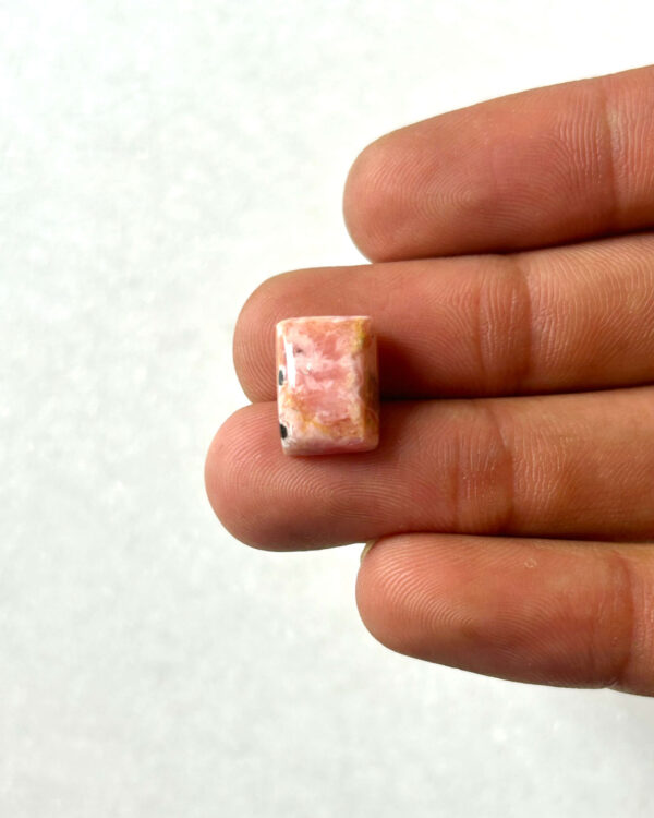 12mm Rhodochrosite Stone for Macrame & Jewelry Making
