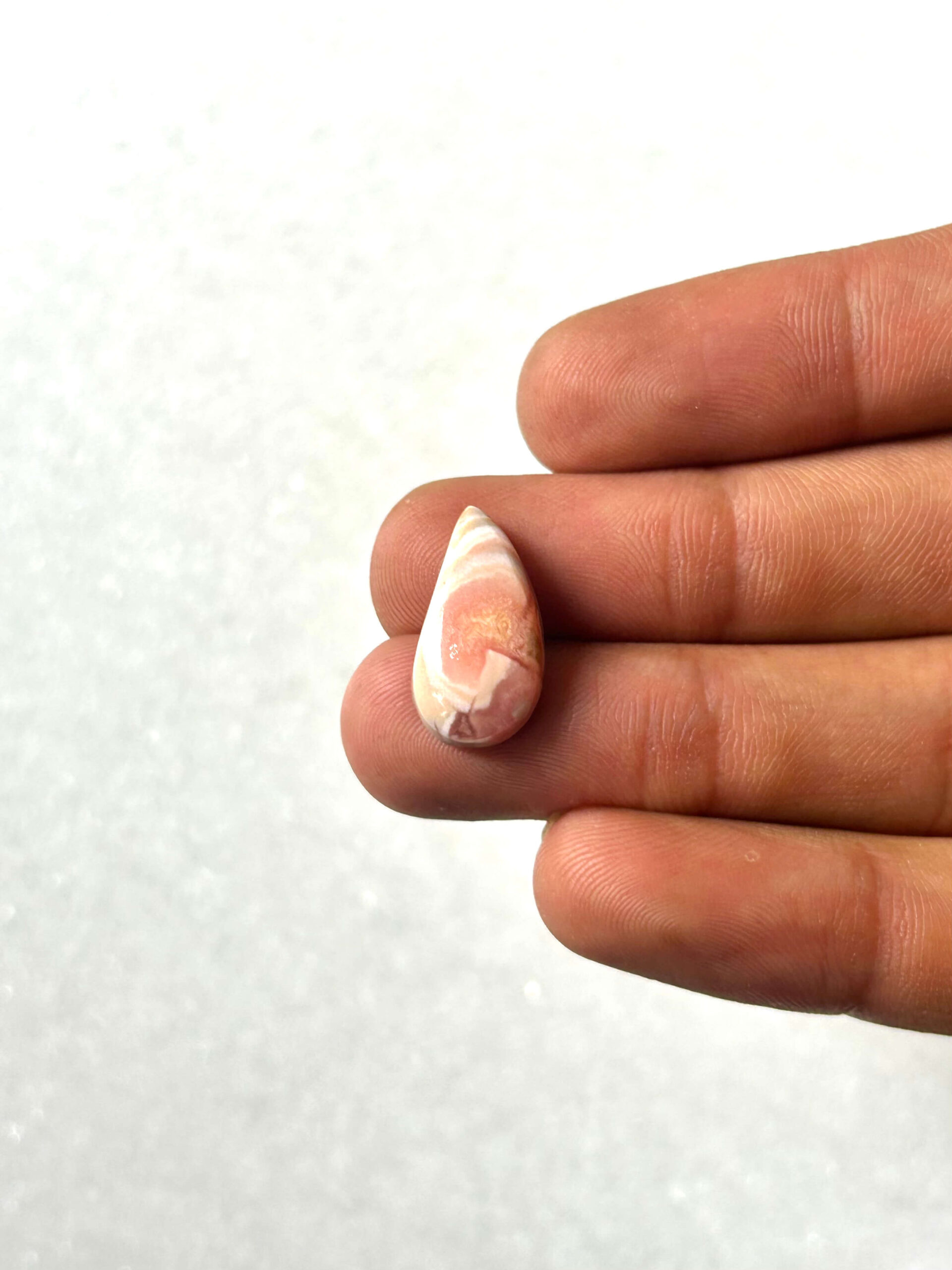 18mm Natural Rhodochrosite Gemstone – Unique Cabochon