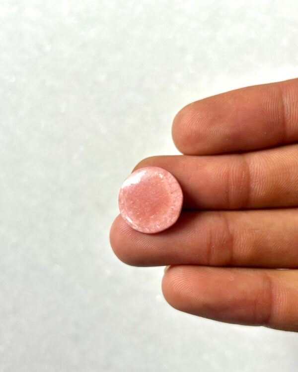 15mm Rhodochrosite Cabochon – Natural Jewelry Stone