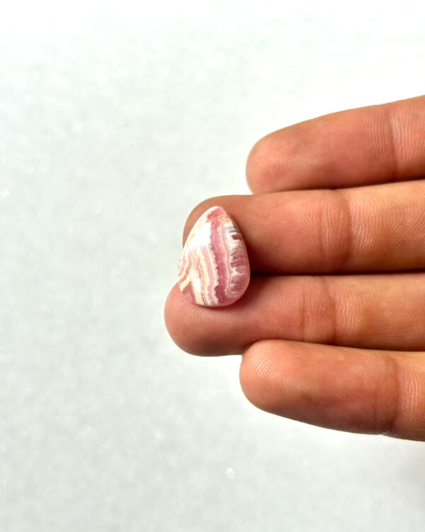 16mm Natural Rhodochrosite Stone – One of a Kind
