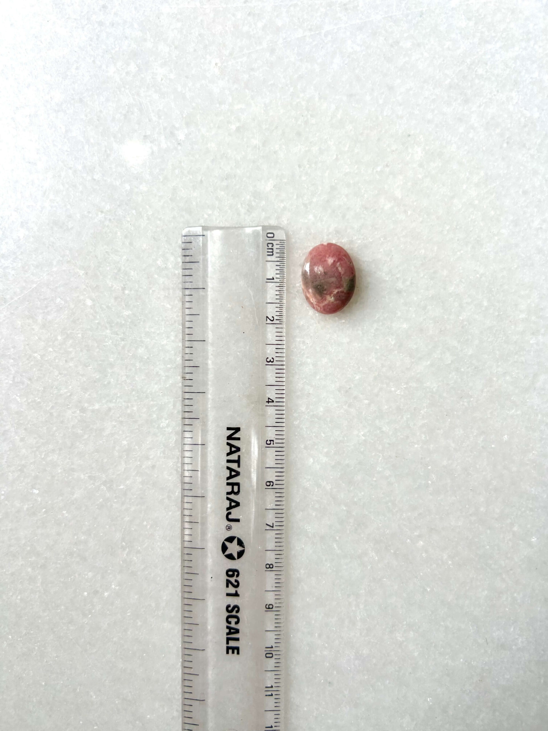 15mm Natural Rhodochrosite Cabochon – Pink Gemstone - Image 2