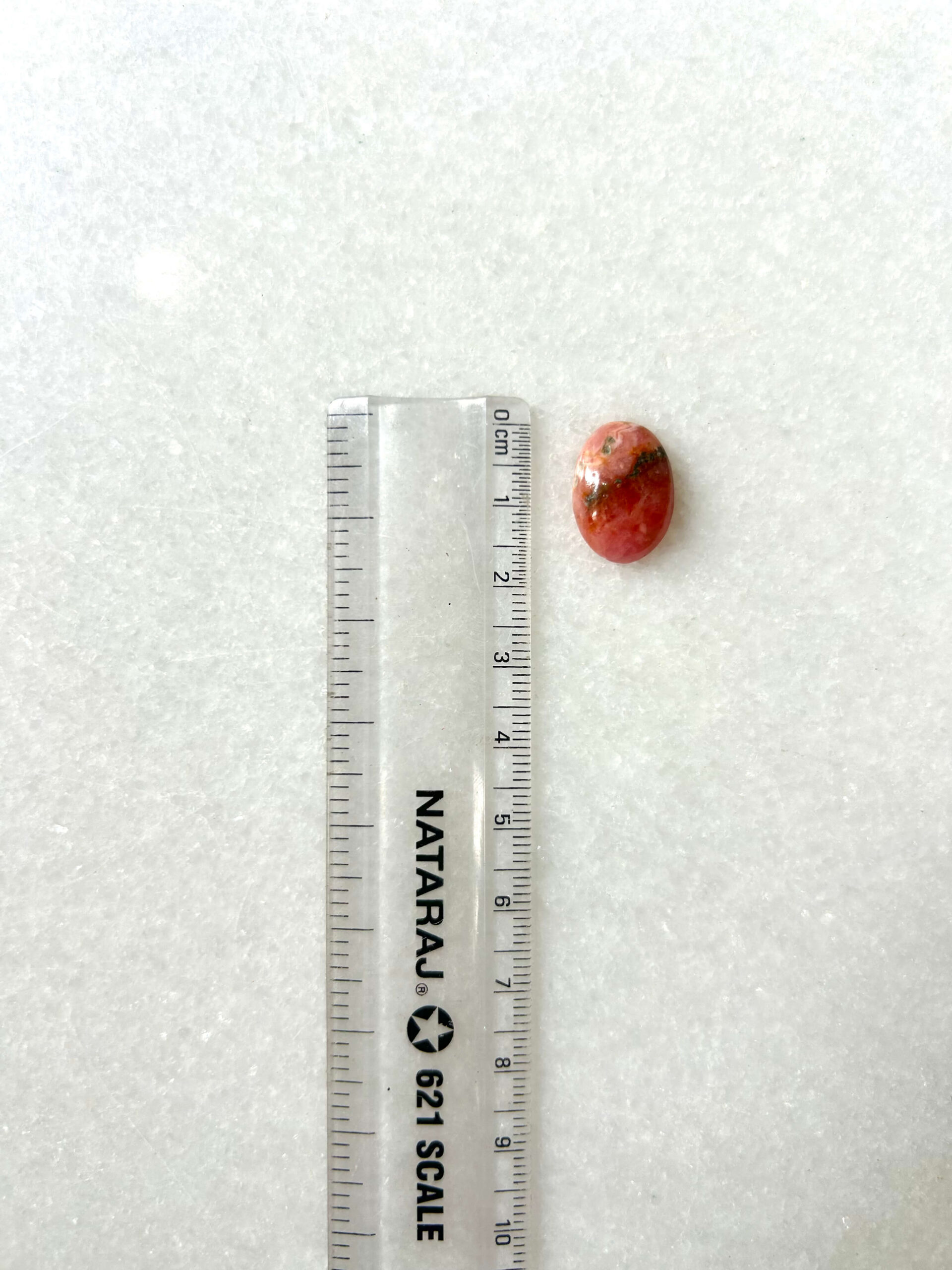 16mm Natural Rhodochrosite Cabochon – One of a Kind - Image 2