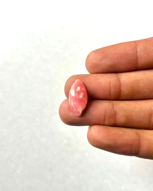 18mm Rhodochrosite Cabochon – Natural Pink Stone