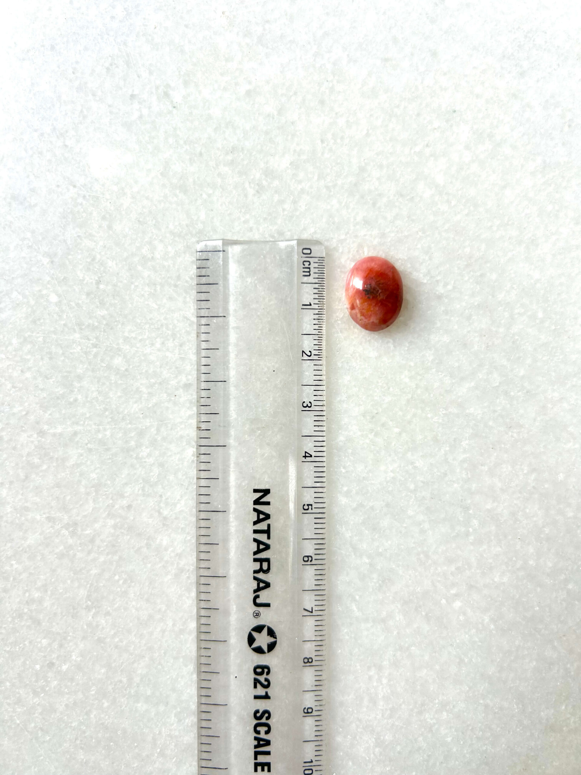 13mm Rhodochrosite Cabochon – Small Natural Gemstone - Image 2