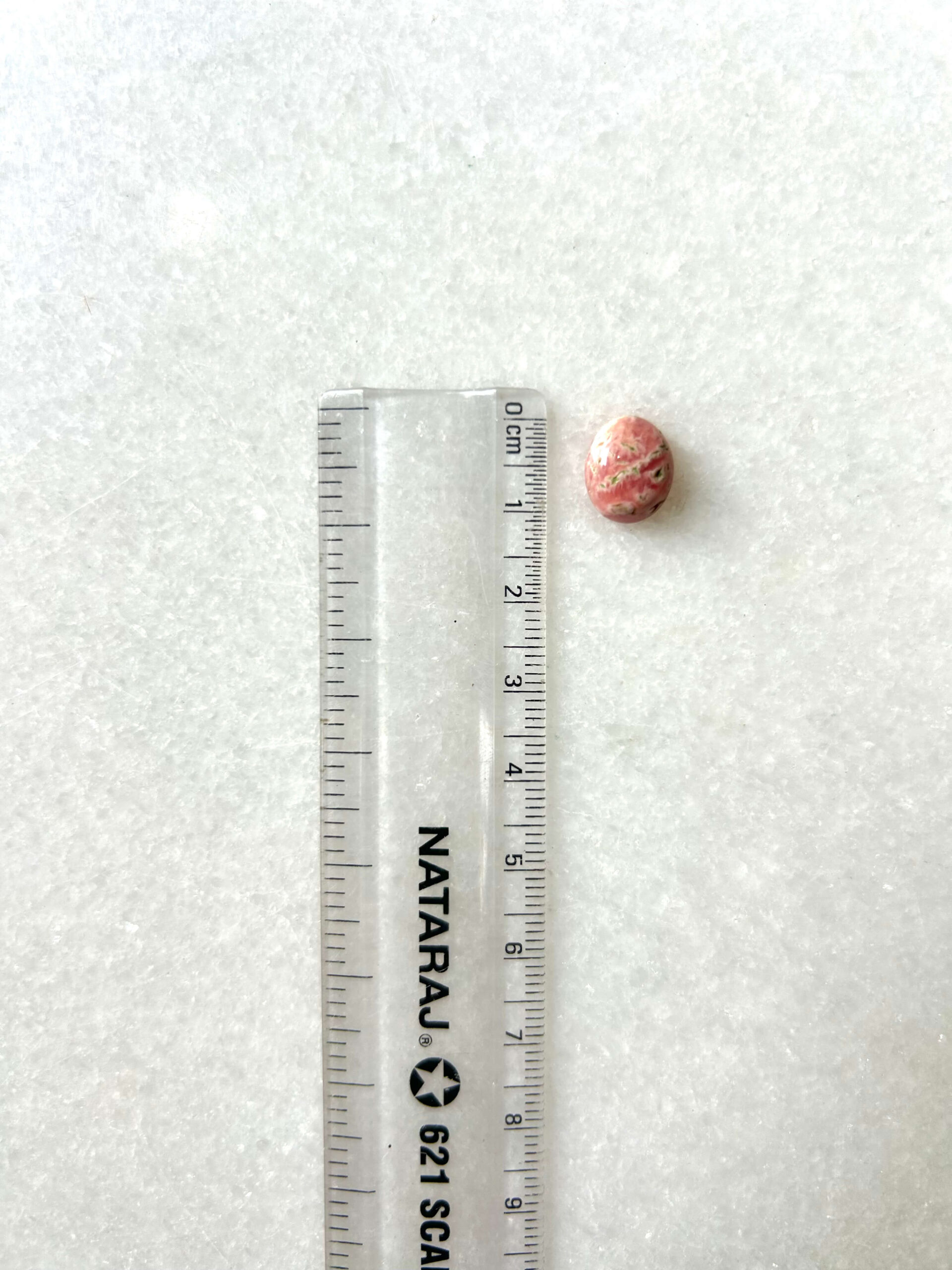 10mm Natural Rhodochrosite Cabochon – One of a Kind - Image 2