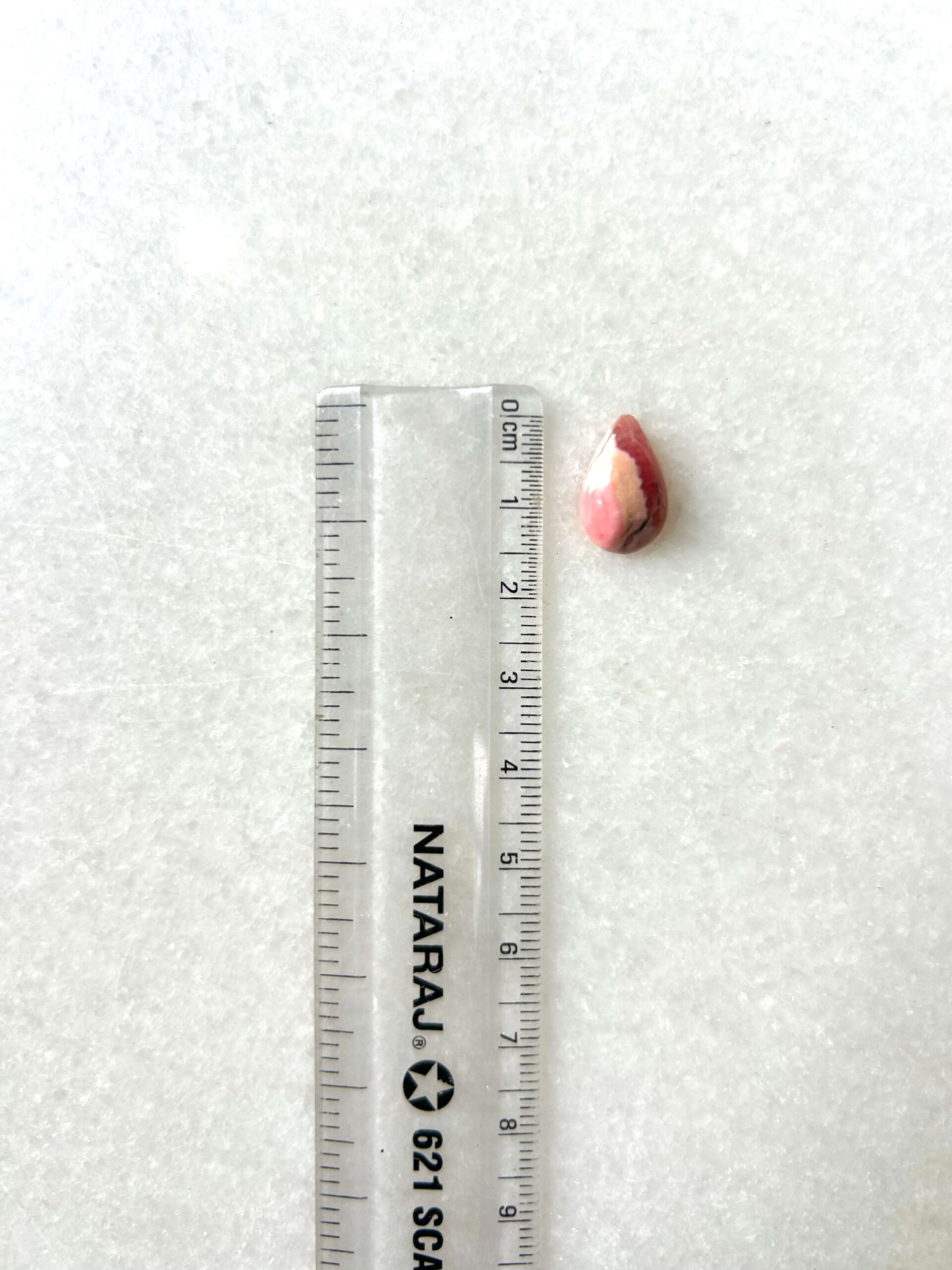 14mm Rhodochrosite Stone for Micro Macrame Jewelry - Image 2