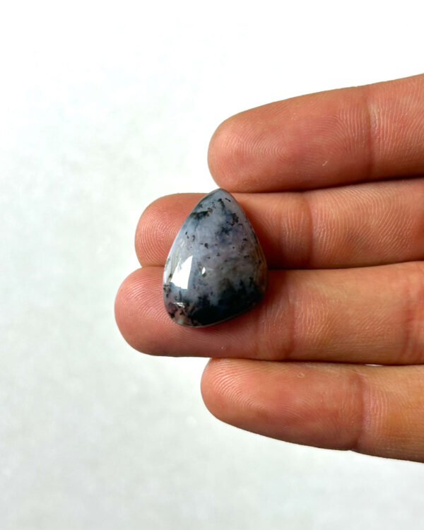 22mm Dendritic Opal Cabochon for Handmade Jewelry