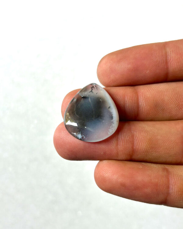 23mm Natural Dendritic Opal Stone – One of a Kind