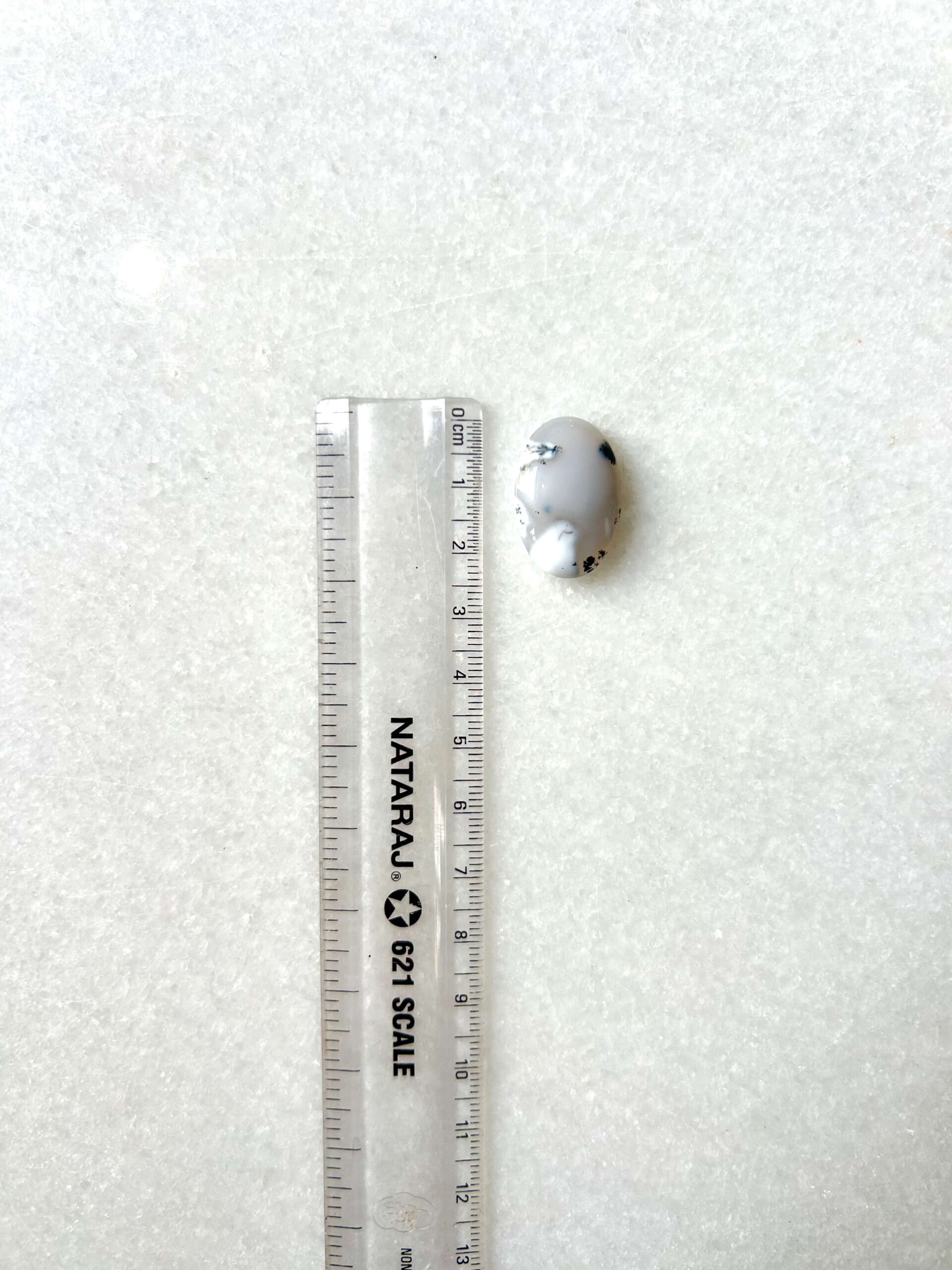 23mm Natural Dendritic Opal Cabochon – Unique Gemstone - Image 2
