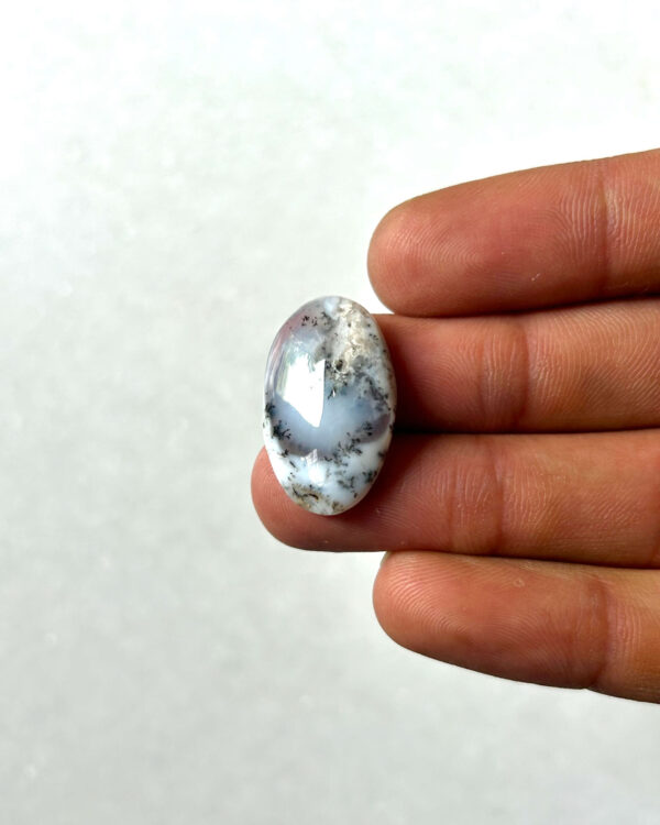 24mm Dendritic Opal Stone for Jewelry Making