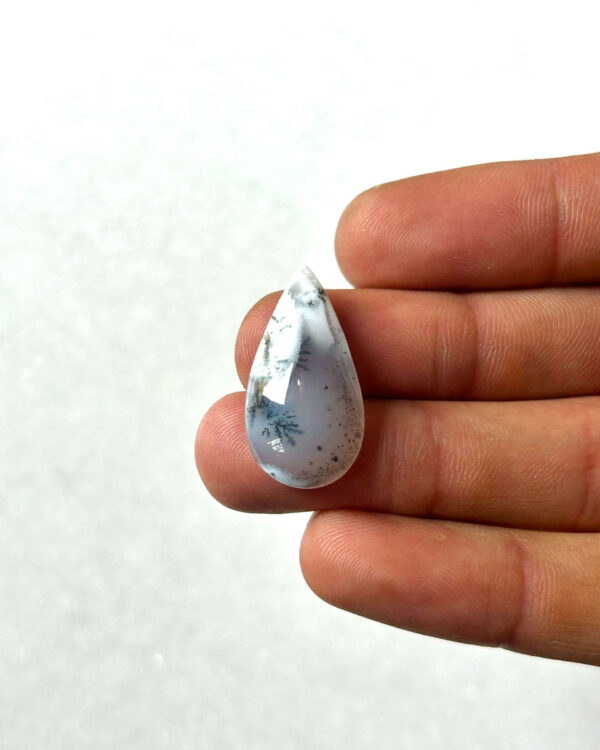 26mm Natural Dendritic Opal Cabochon – One of a Kind