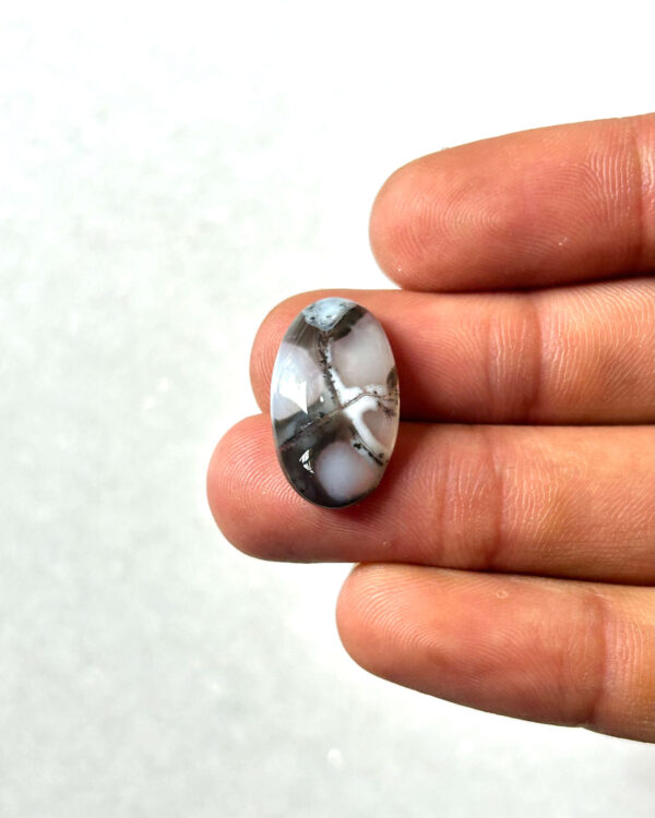 20mm Dendritic Opal Gemstone – Natural Jewelry Stone