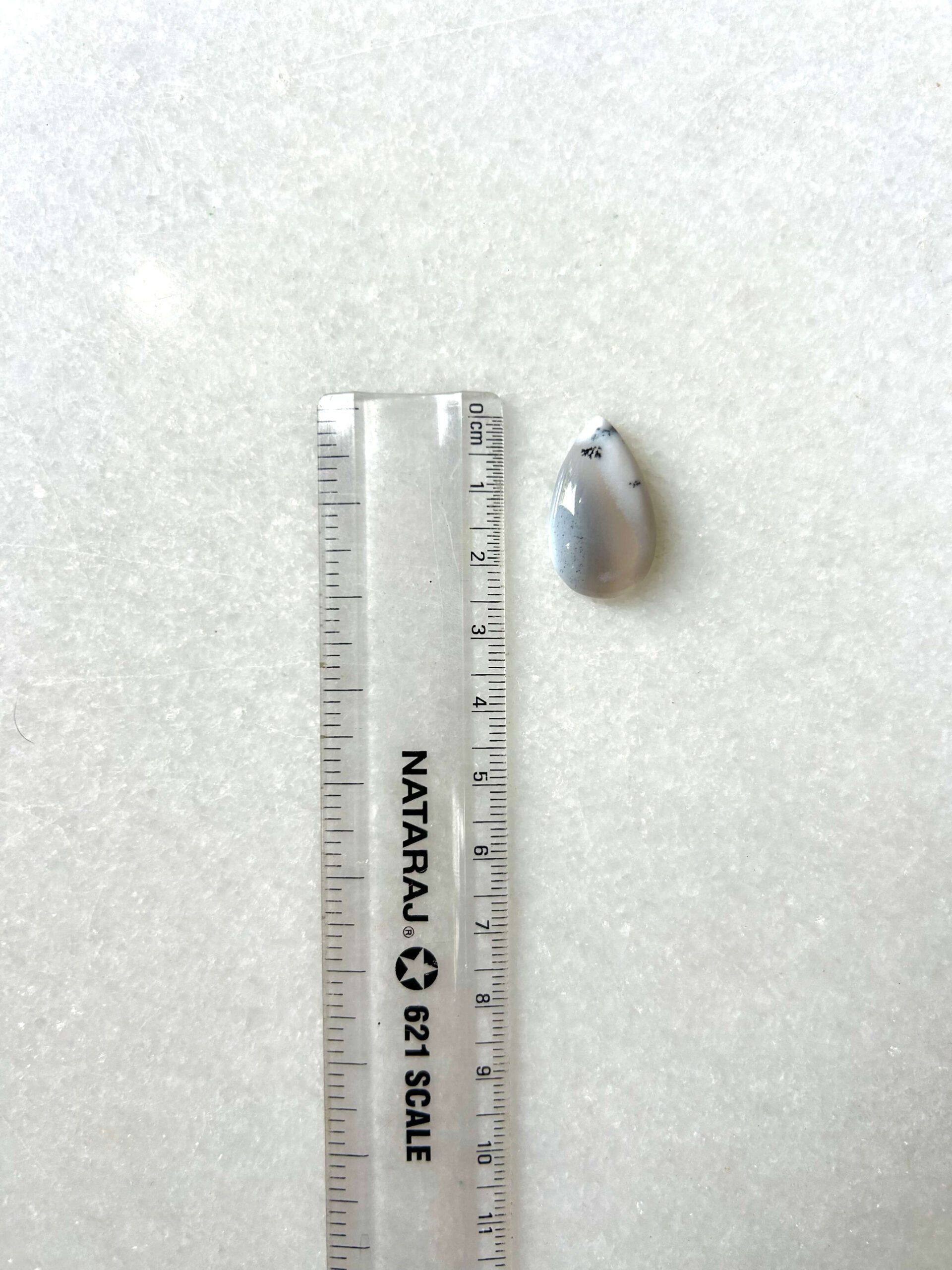 23mm Natural Dendritic Opal Cabochon for Jewelry Making - Image 2