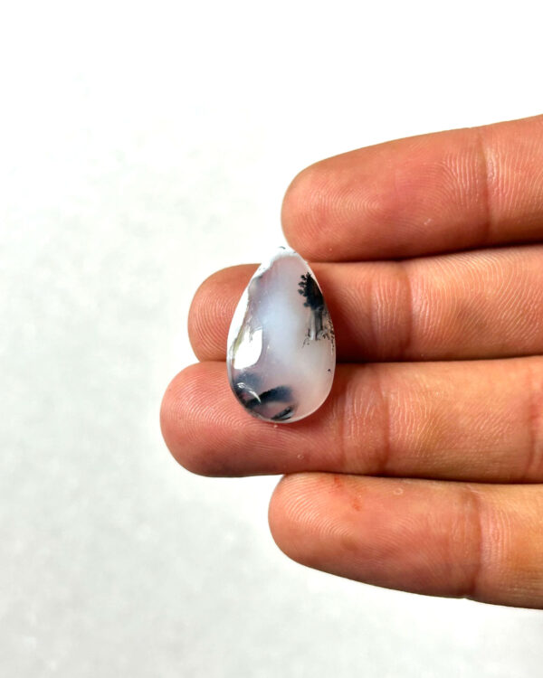 22mm Dendritic Opal Stone – Unique Natural Gemstone