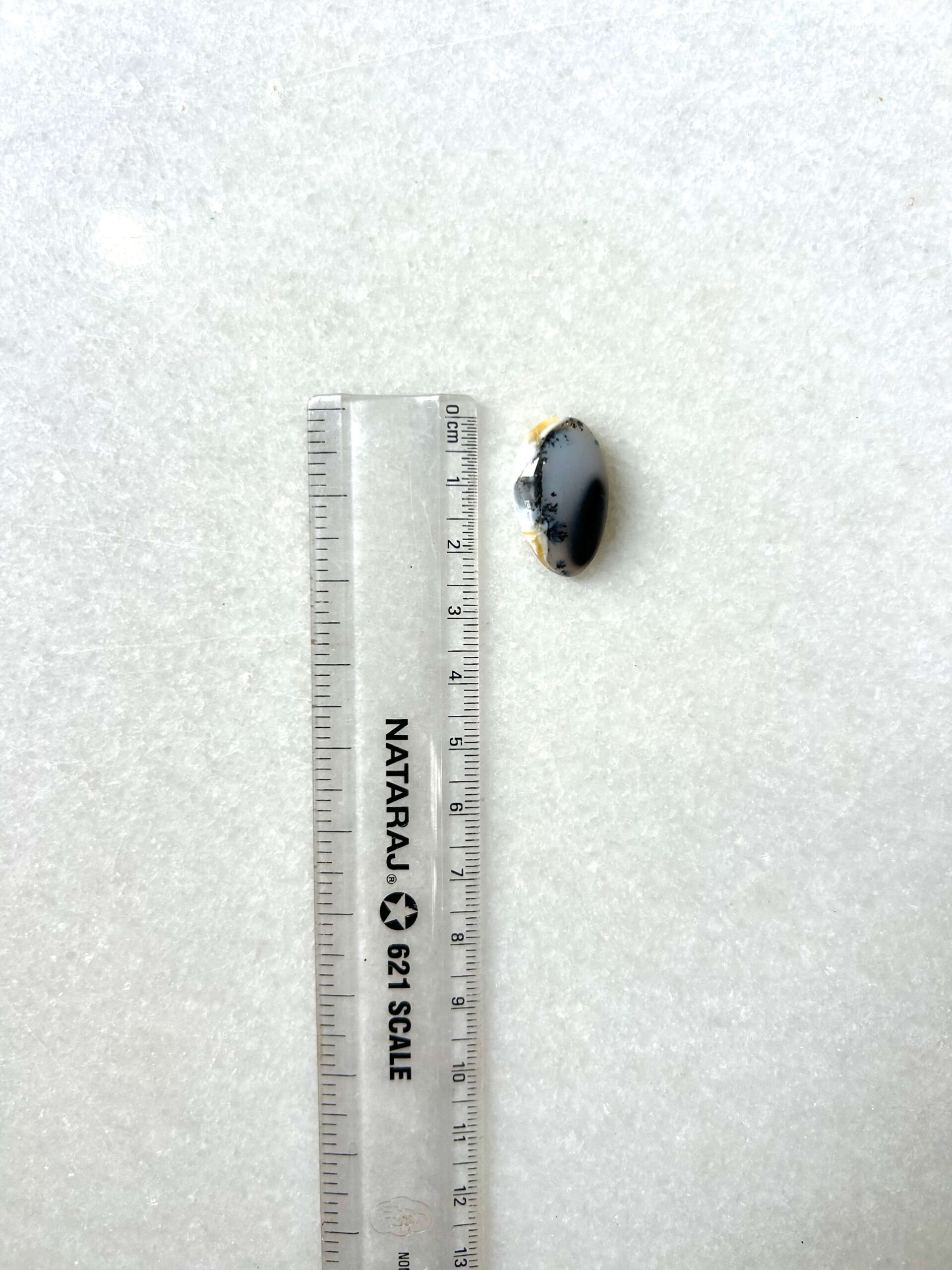 22mm Natural Dendritic Opal Gemstone – Unique Cabochon - Image 2