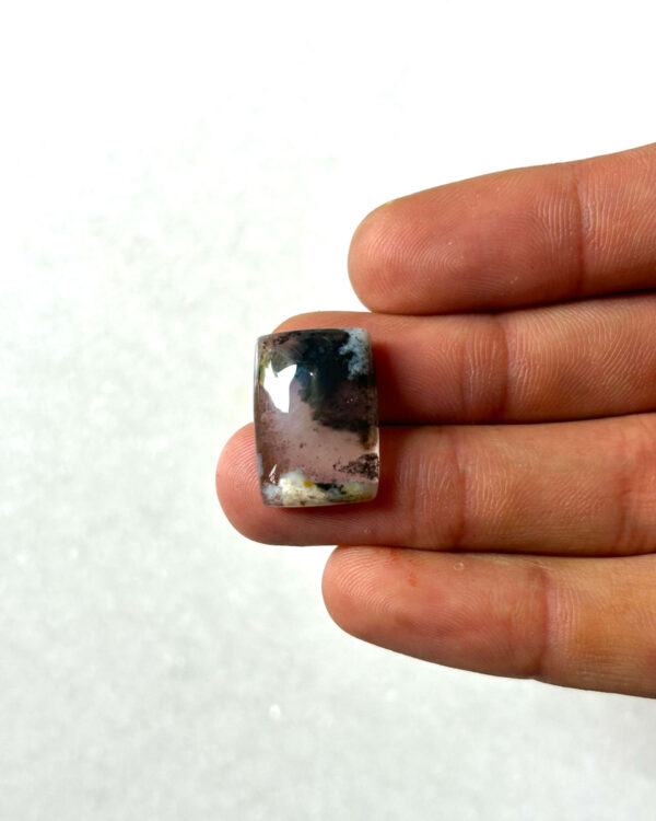 20mm Dendritic Opal Cabochon for Handmade Jewelry
