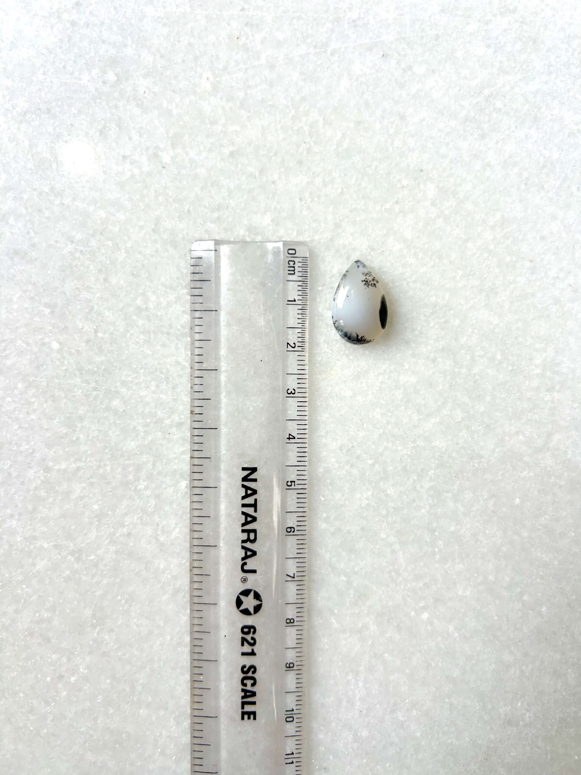 13mm Dendritic Opal Cabochon – Unique Natural Gemstone - Image 2