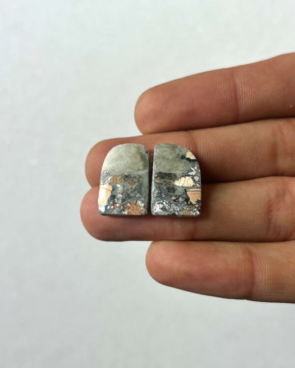 18mm Jasper Cabochon Pair – One of a Kind