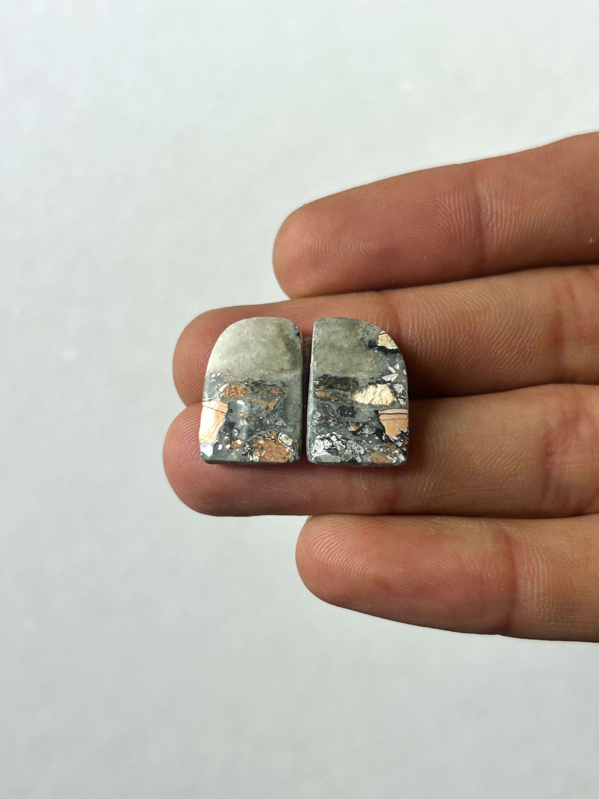 18mm Jasper Cabochon Pair – One of a Kind