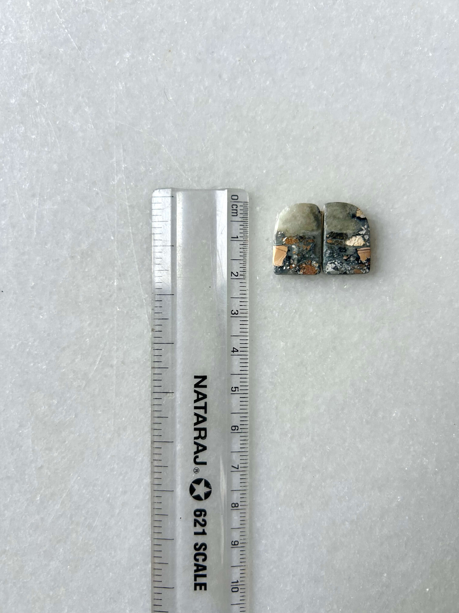 18mm Jasper Cabochon Pair – One of a Kind - Image 2