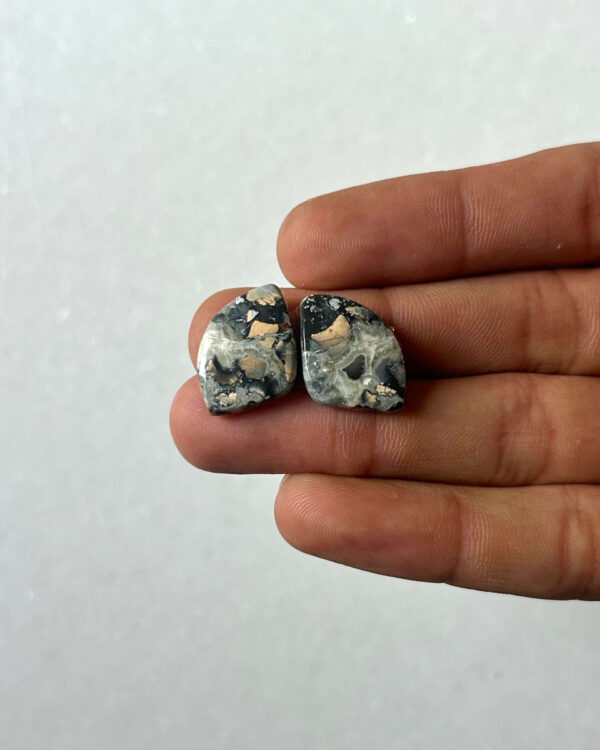 20mm Jasper Cabochon Pair – One of a Kind