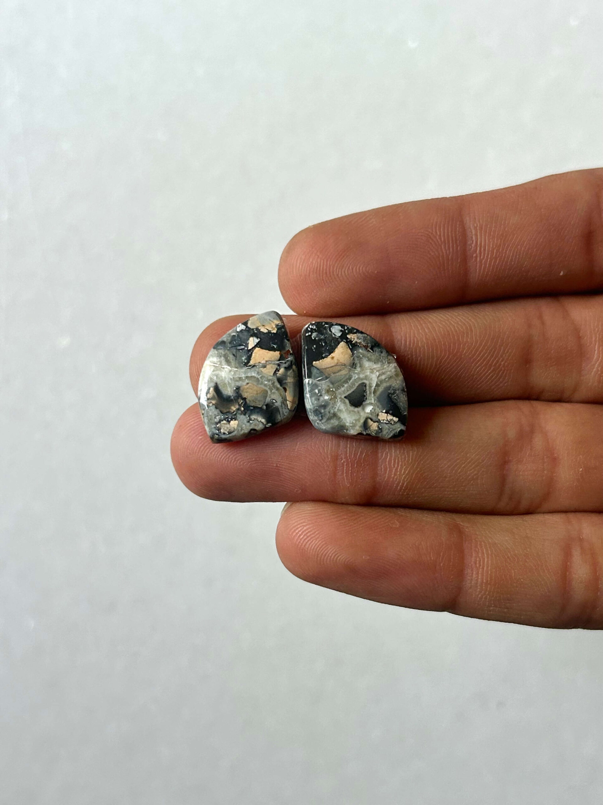 20mm Jasper Cabochon Pair – One of a Kind