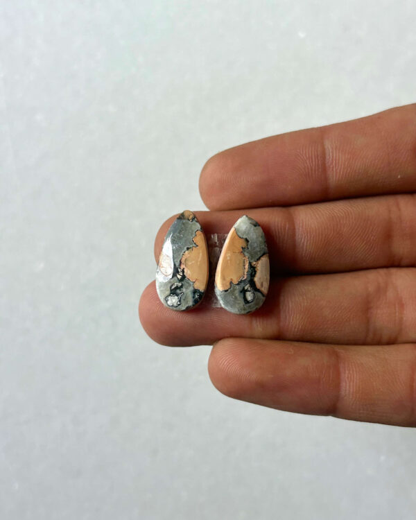 20mm Jasper Cabochon Pair – One of a Kind