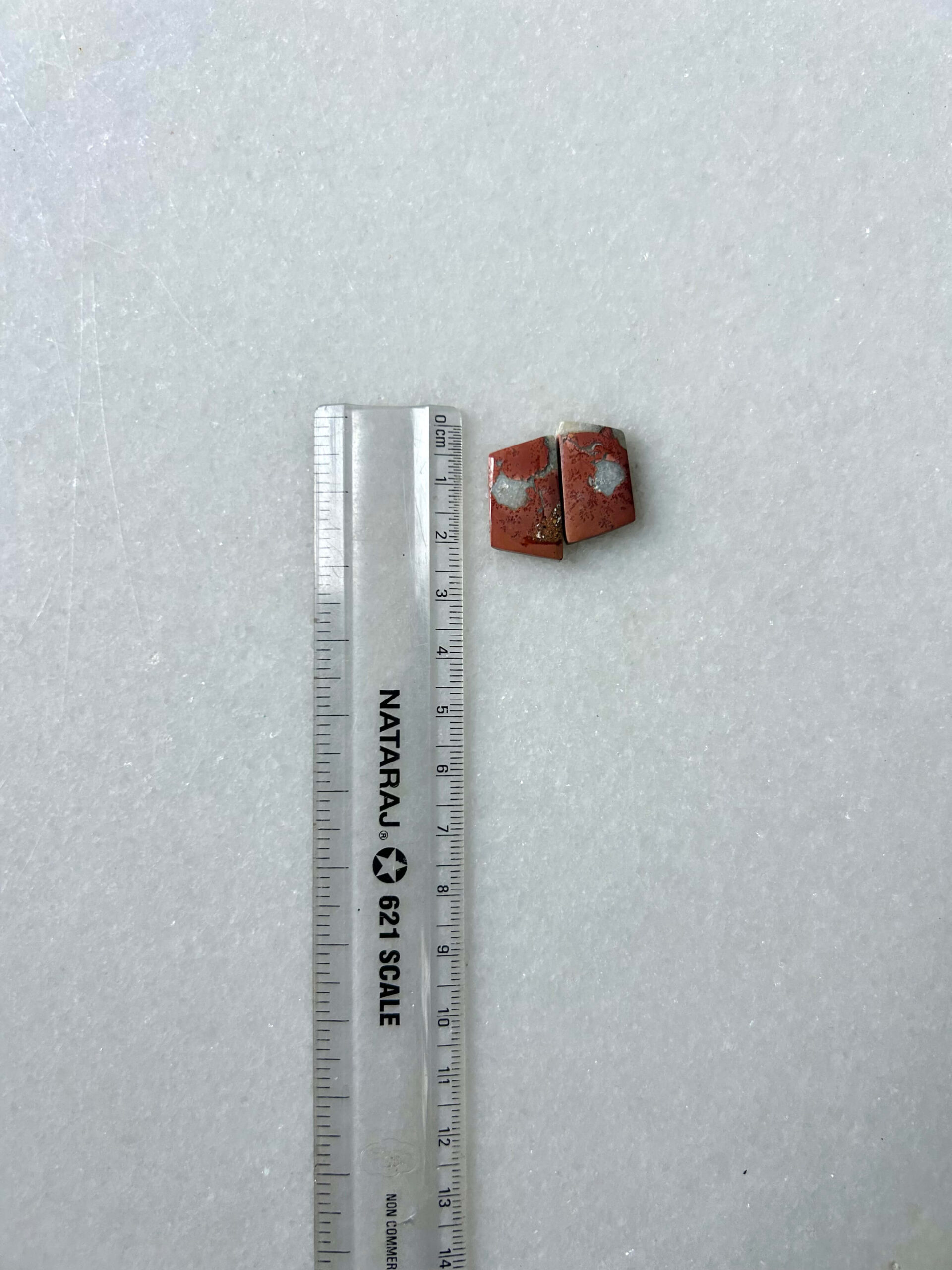20mm Jasper Cabochon Pair – One of a Kind - Image 2