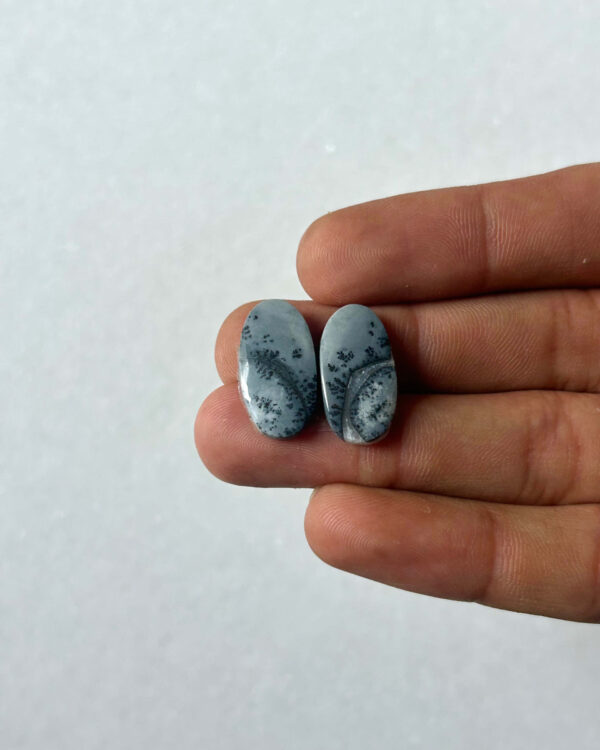 19mm Jasper Cabochon Pair – One of a Kind