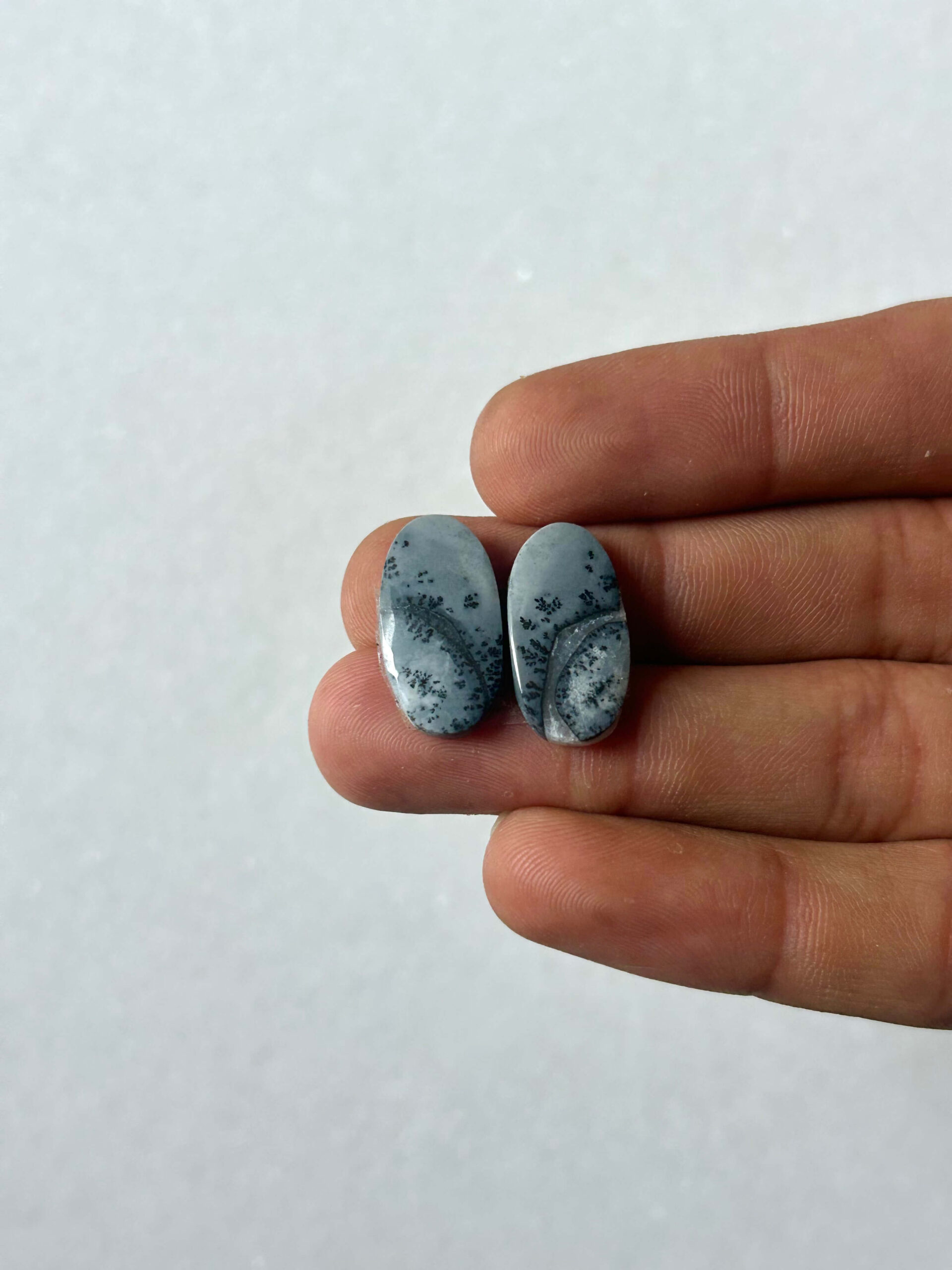 19mm Jasper Cabochon Pair – One of a Kind