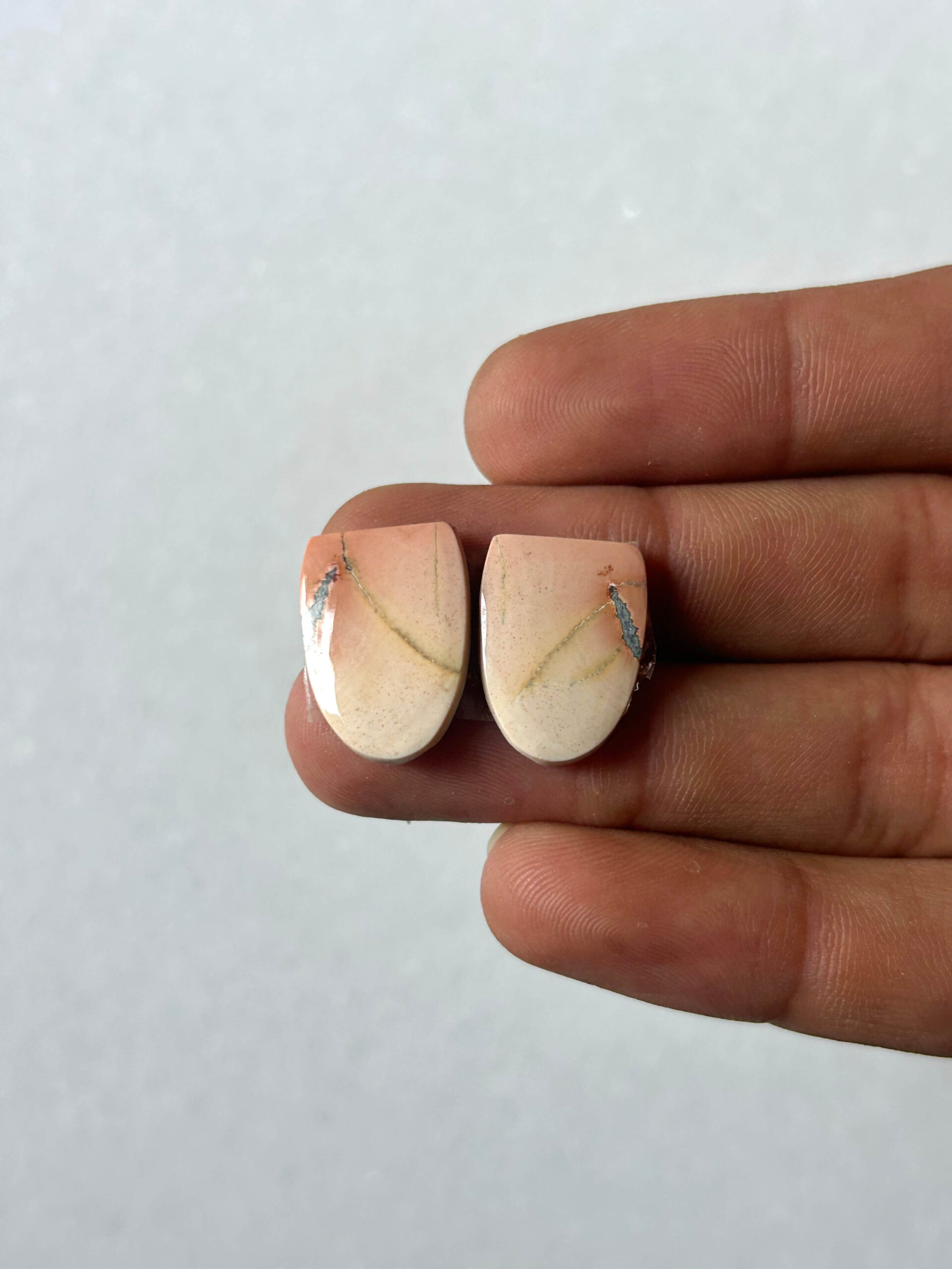 19mm Jasper Cabochon Pair – One of a Kind