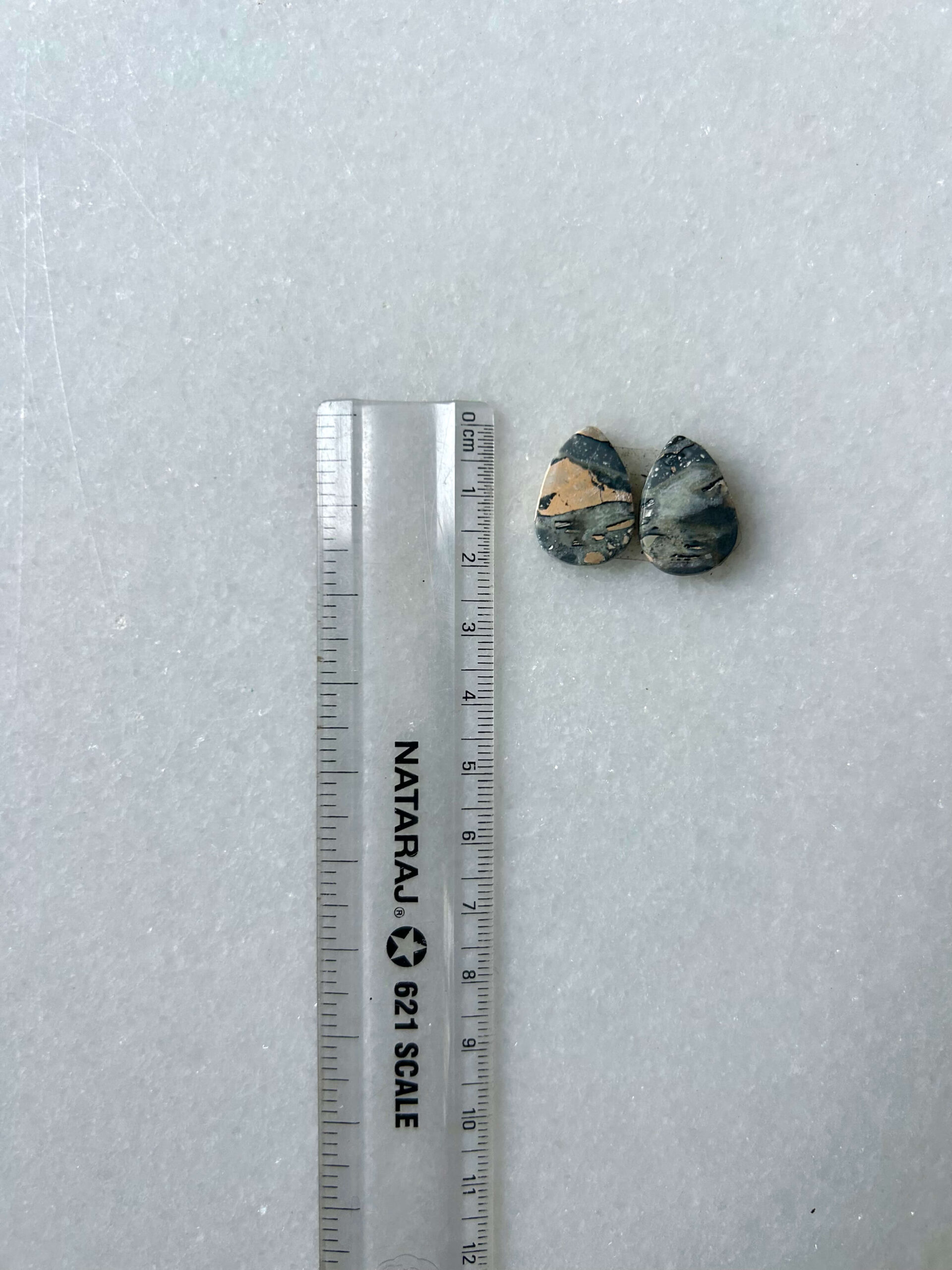 18mm Jasper Cabochon Pair – One of a Kind - Image 2