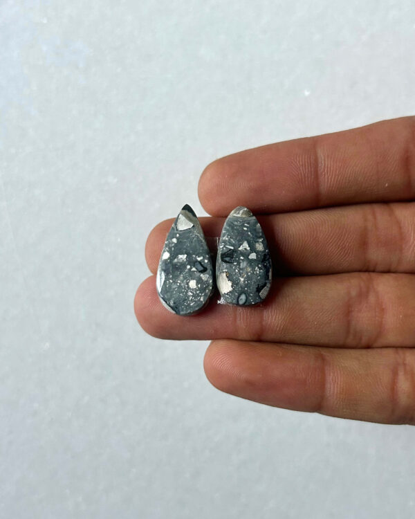 24mm Jasper Cabochon Pair – One of a Kind