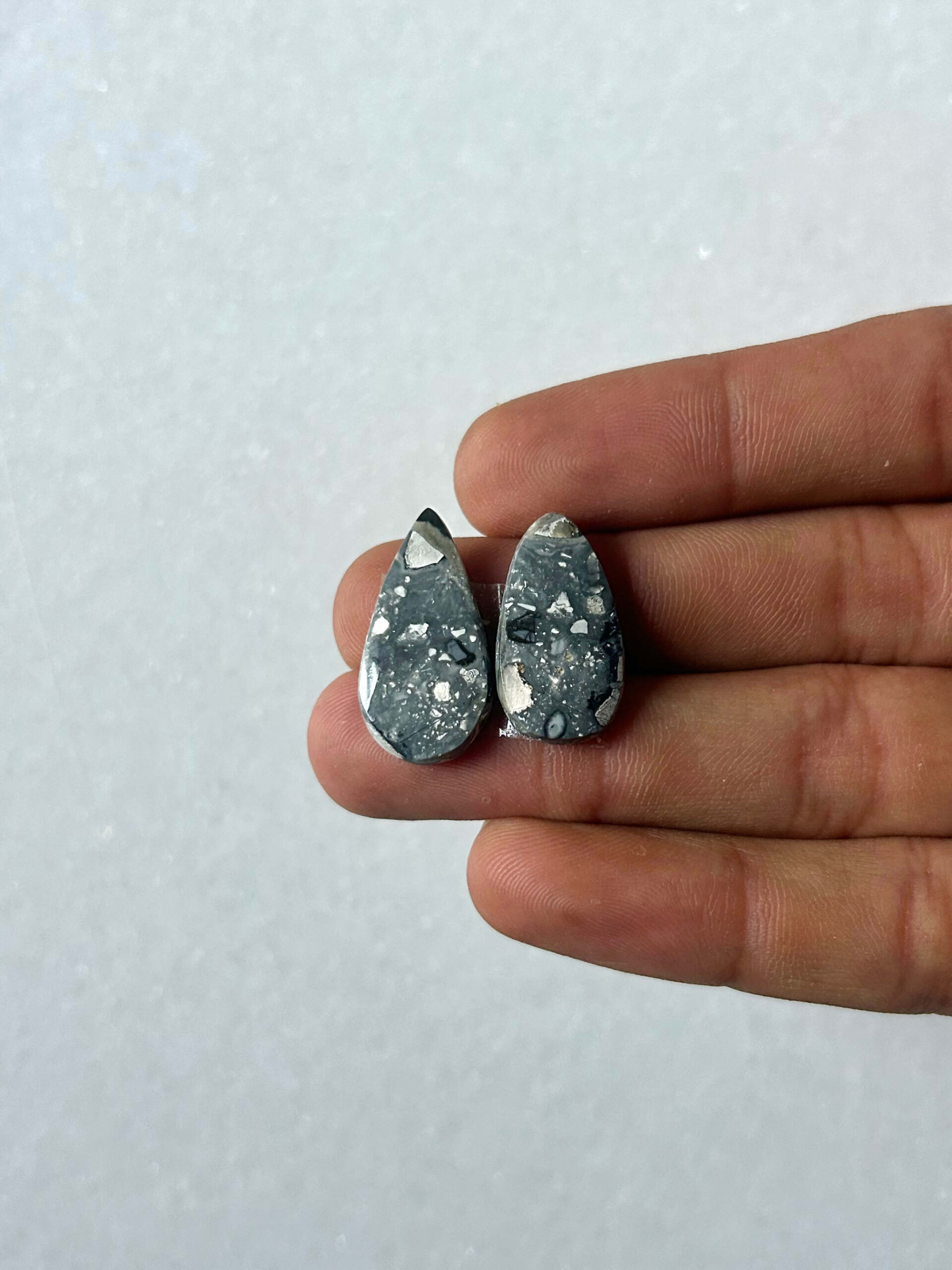 24mm Jasper Cabochon Pair – One of a Kind