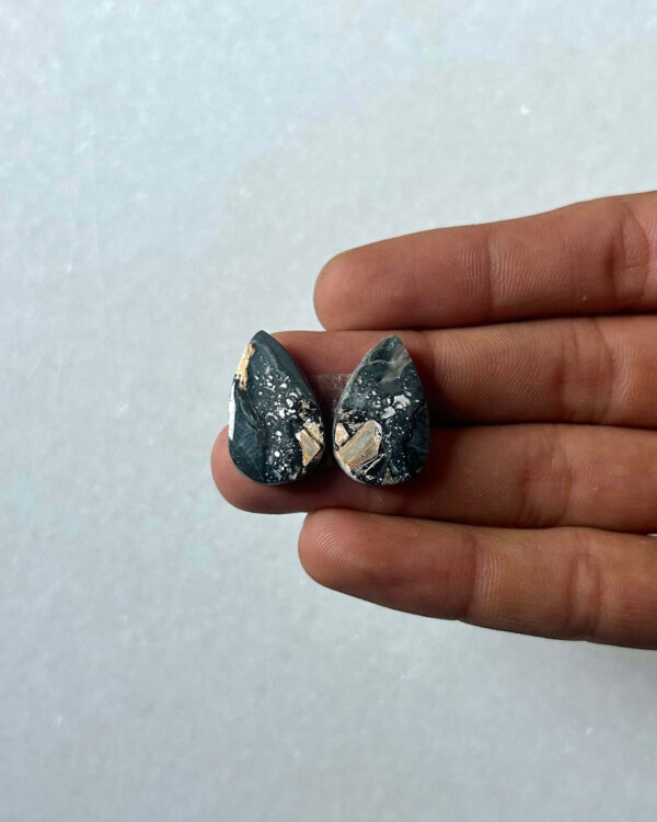 21mm Jasper Cabochon Pair – One of a Kind