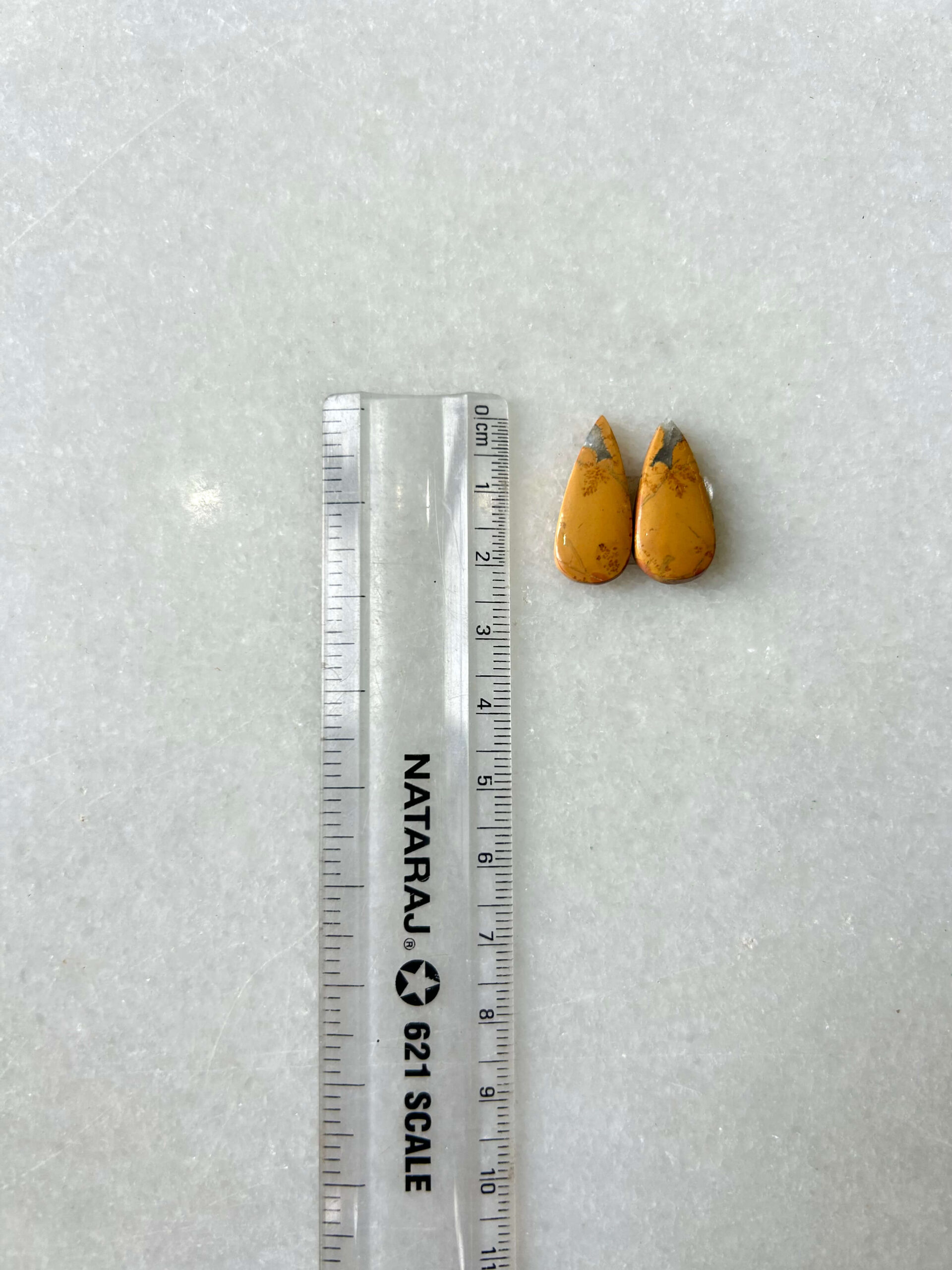 22mm Jasper Cabochon Pair – One of a Kind - Image 2
