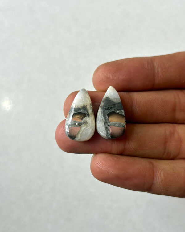 21mm Jasper Cabochon Pair – One of a Kind