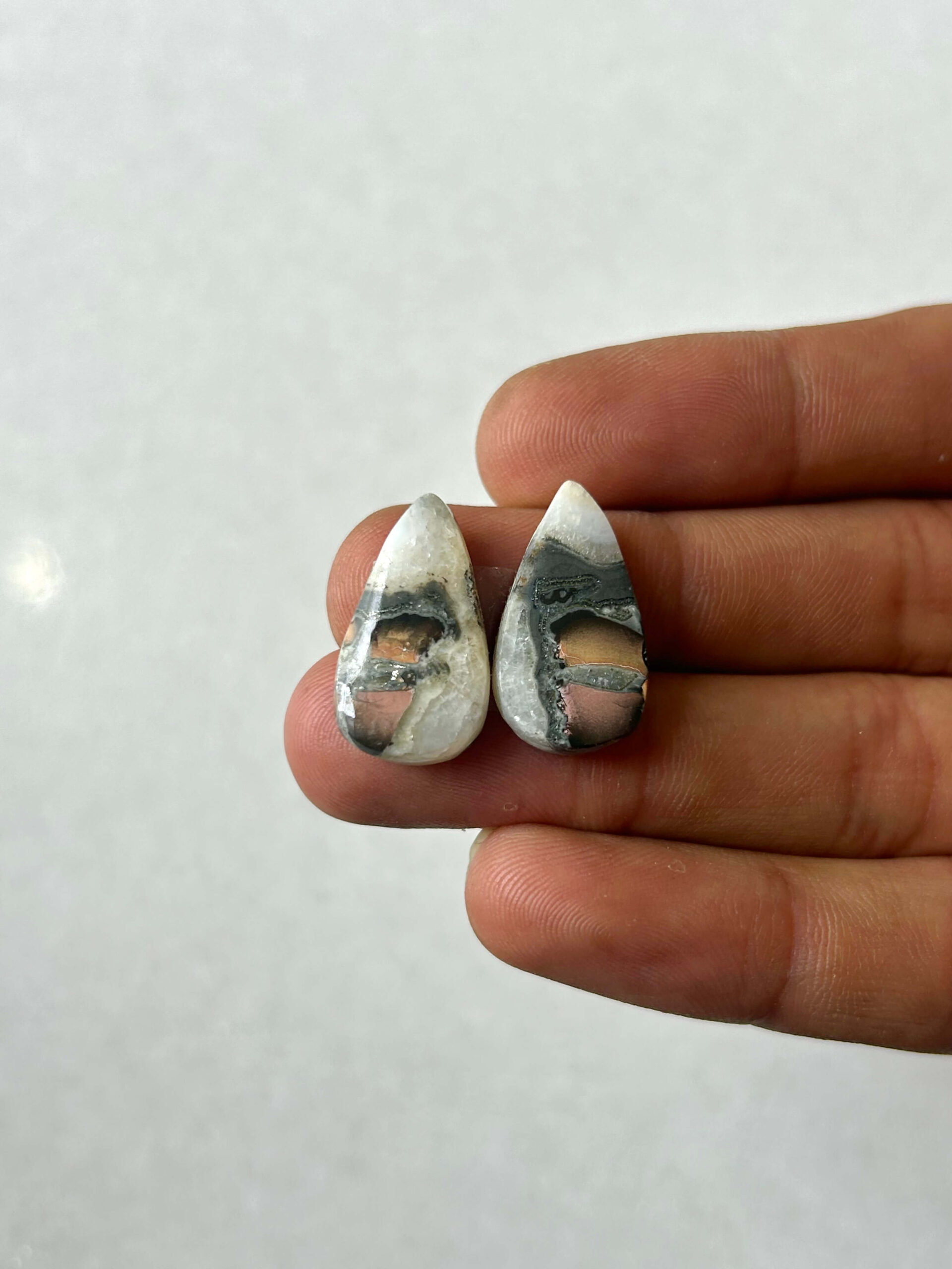 21mm Jasper Cabochon Pair – One of a Kind