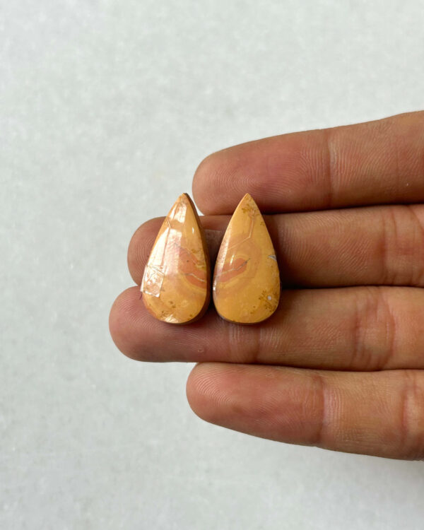 24mm Jasper Cabochon Pair – One of a Kind