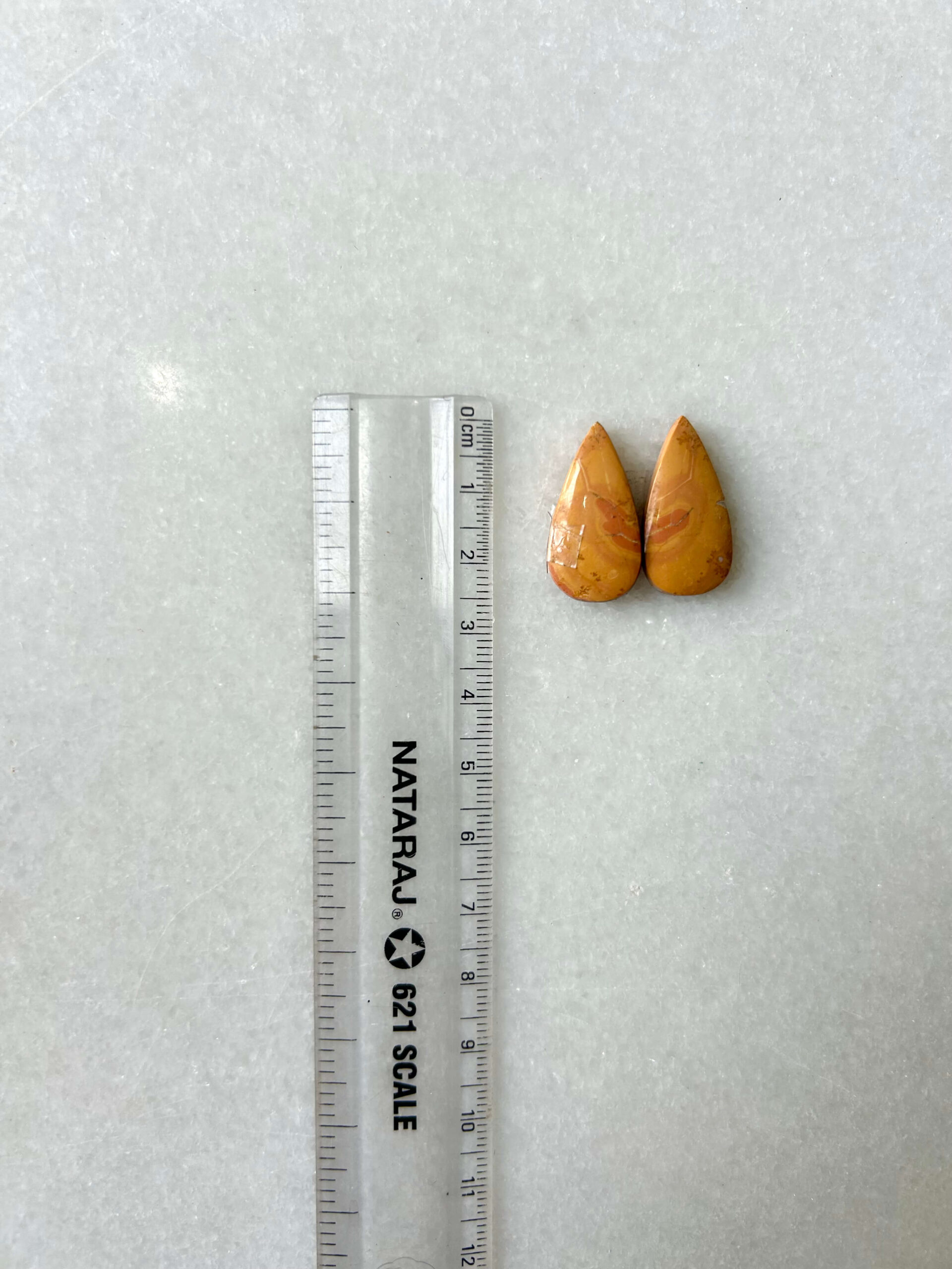 24mm Jasper Cabochon Pair – One of a Kind - Image 2