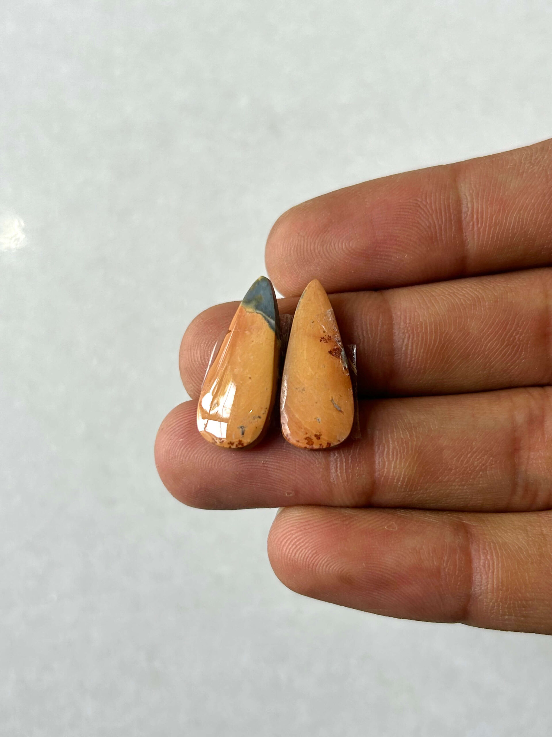 22mm Jasper Cabochon Pair – One of a Kind