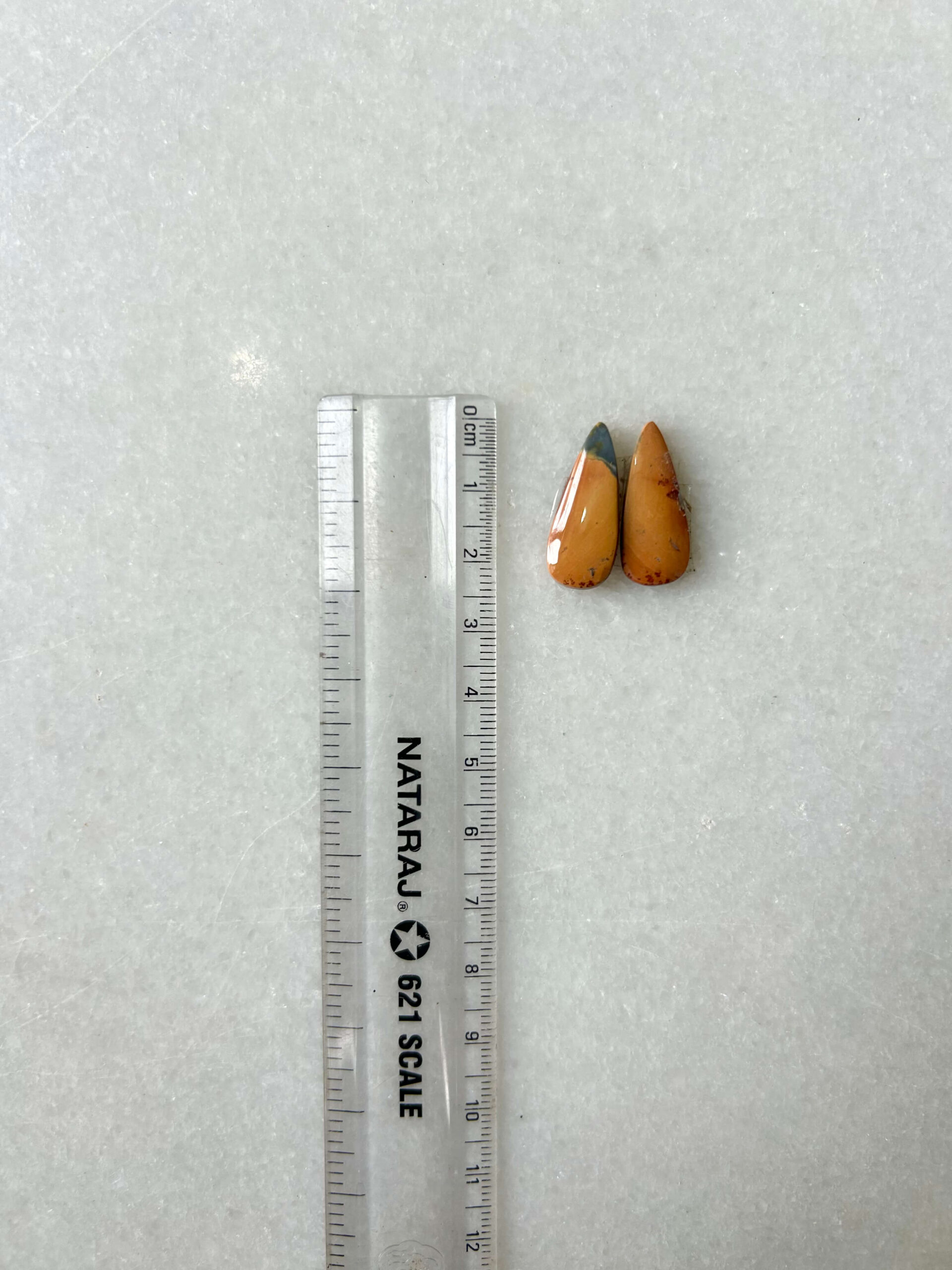 22mm Jasper Cabochon Pair – One of a Kind - Image 2