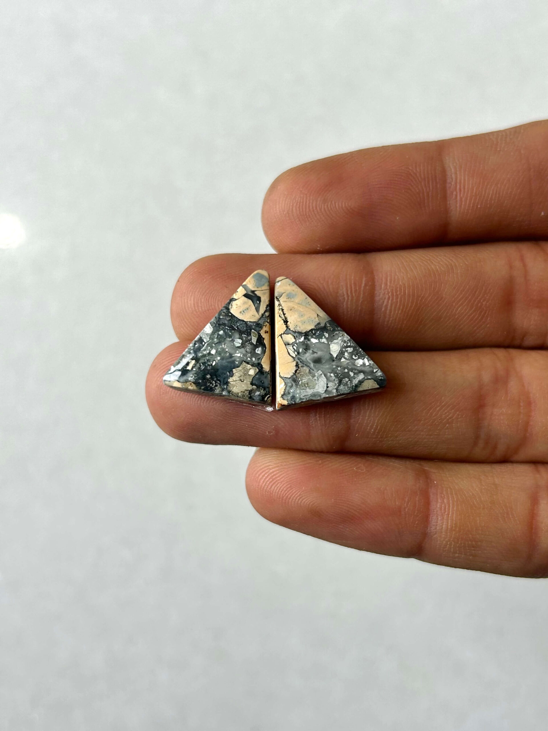 18mm Jasper Cabochon Pair – One of a Kind
