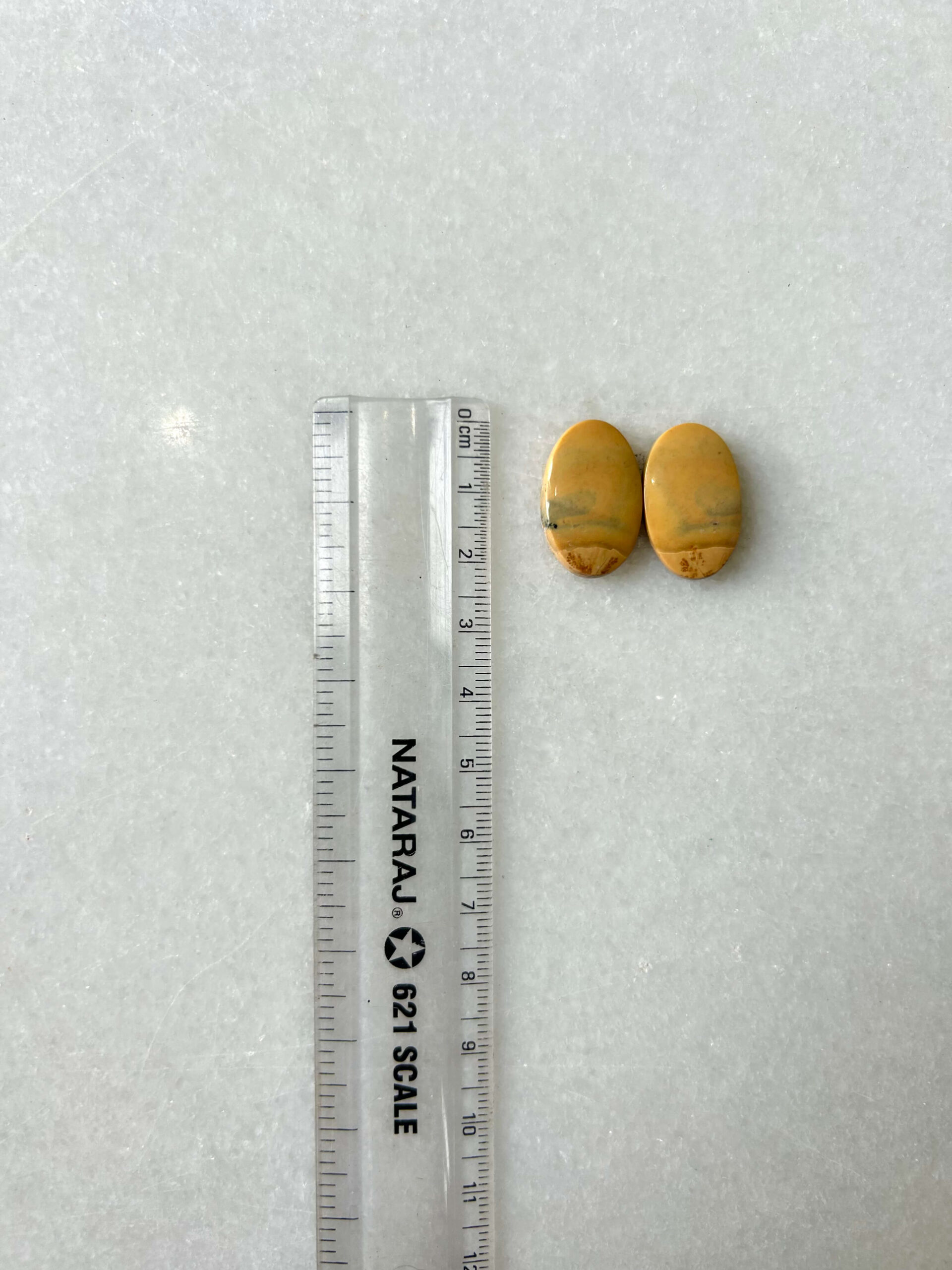 21mm Jasper Cabochon Pair – One of a Kind - Image 2